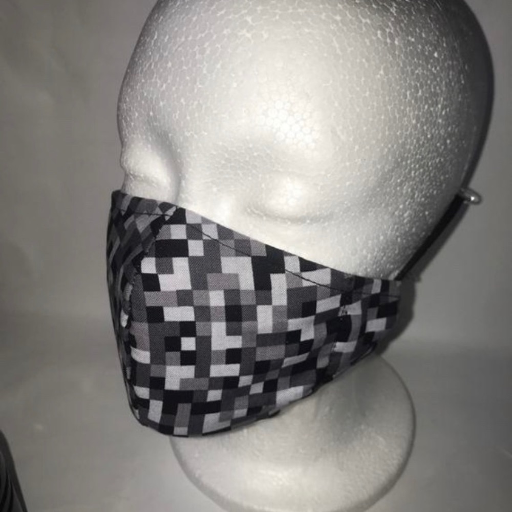 Minecraft pixel face mask